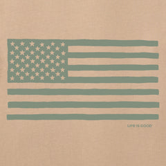 Men's American Flag Short Sleeve Crusher-LITE Tee