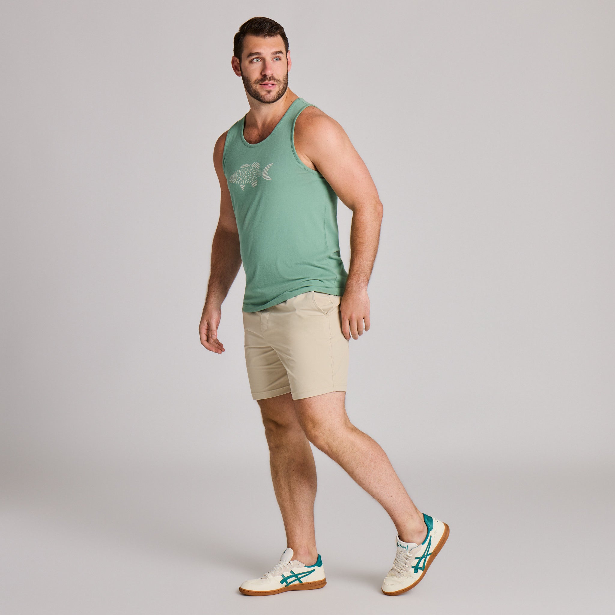 Men's Tribal Scale Fish Crusher-LITE Tank