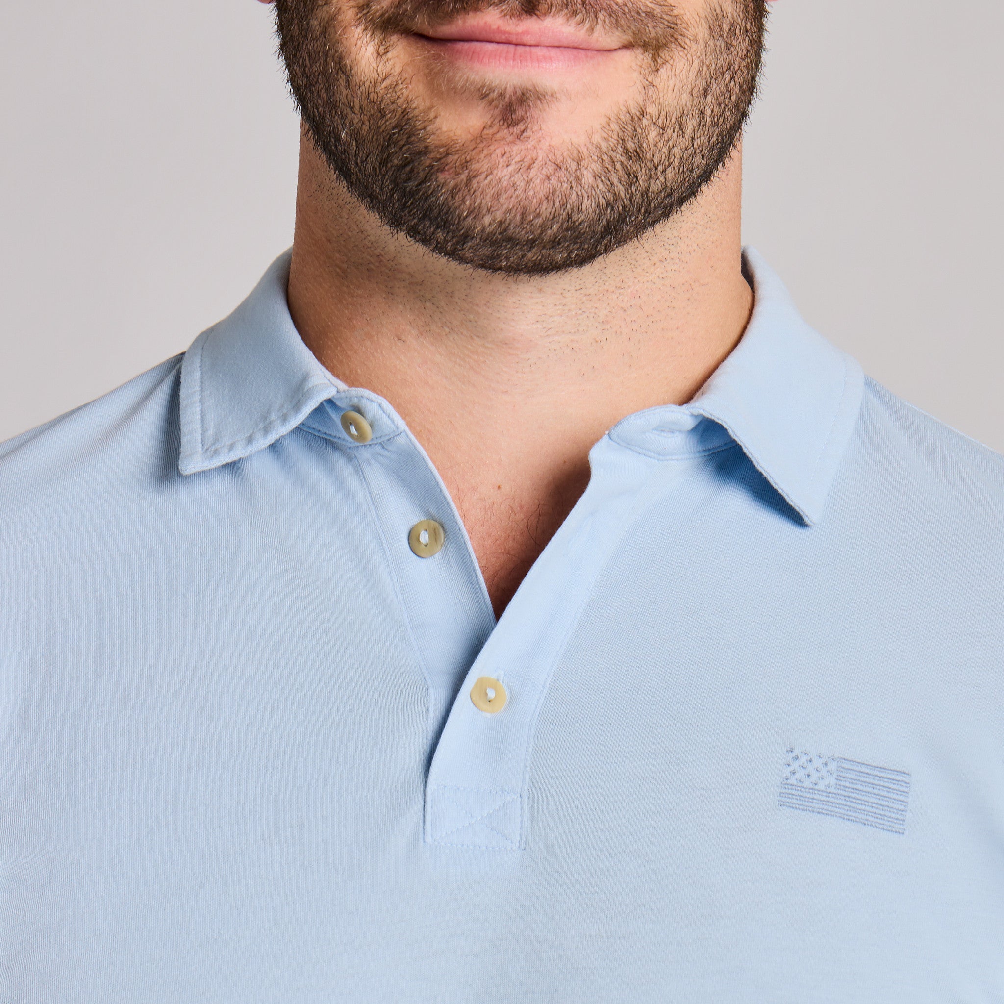 Men's US Flag Short Sleeve Crusher-LITE Polo