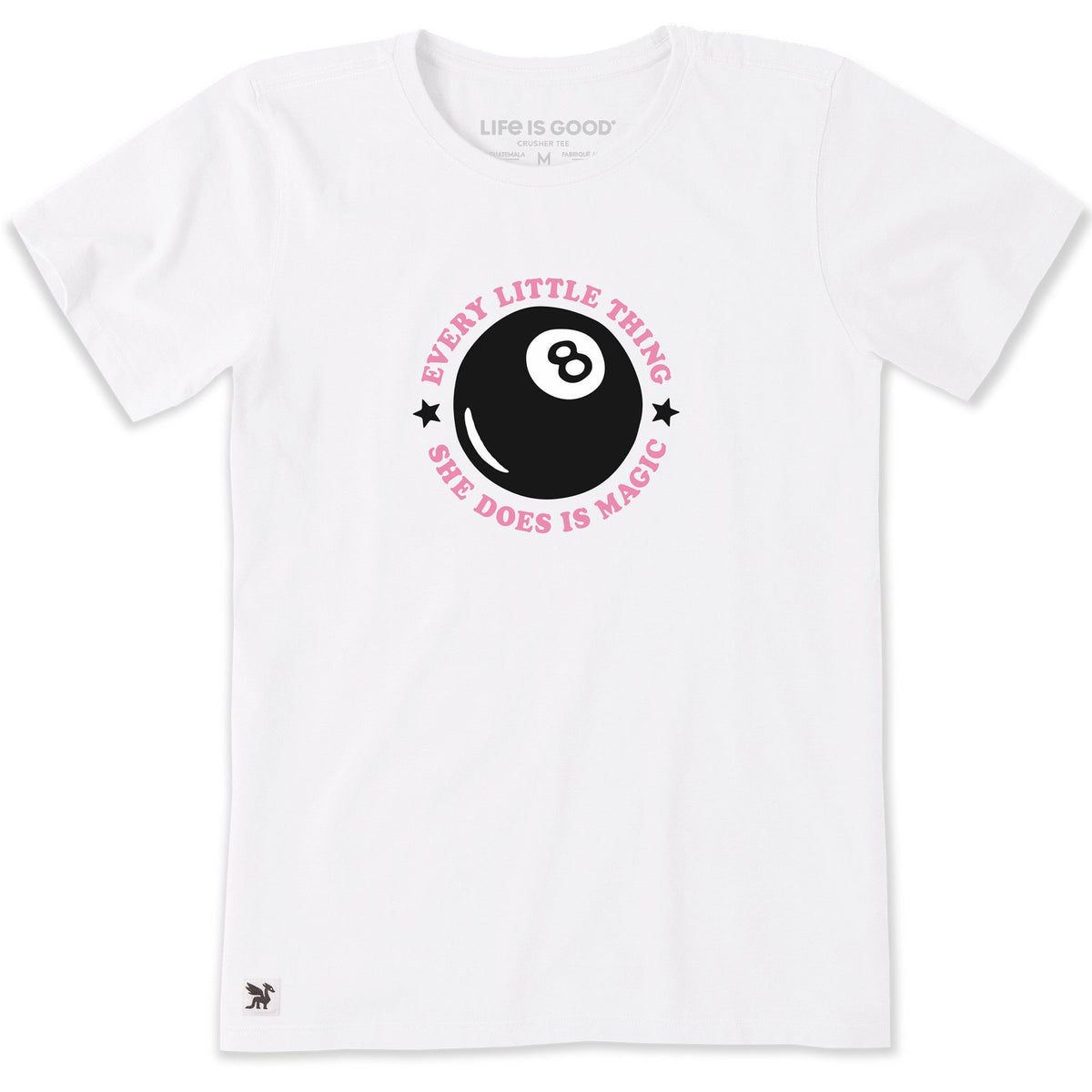 Women's Everything She Does is Magic 8 Ball Short Sleeve Crusher Tee