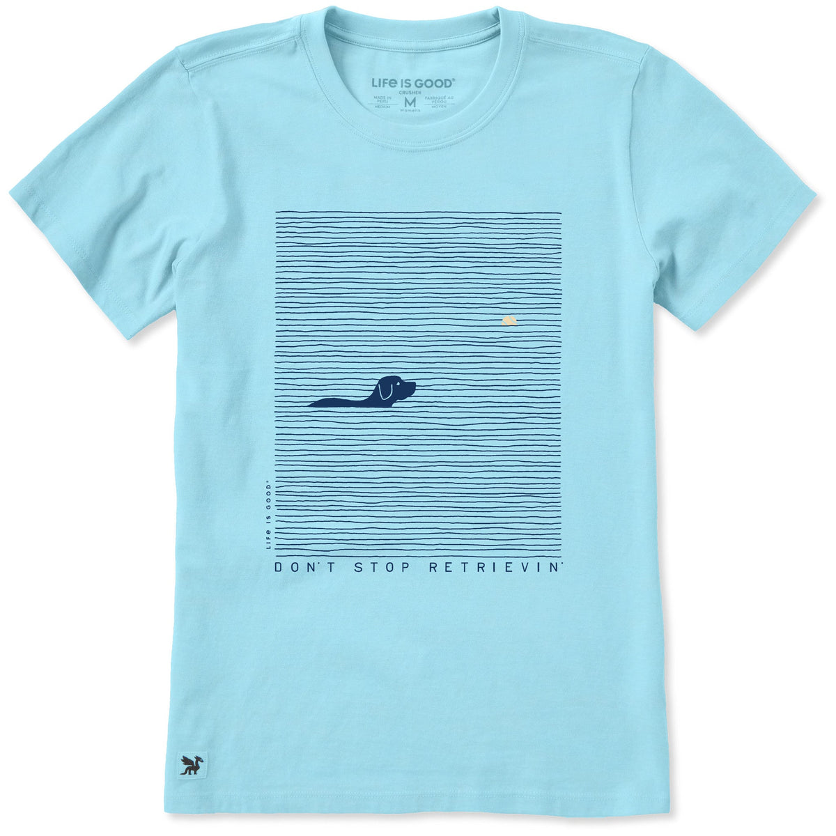 Women's Don't Stop Retrievin' Tennis Ball Short Sleeve Crusher Tee