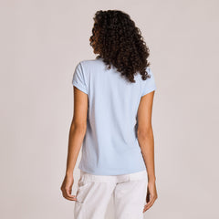 Women's Forgetmenot Butterfly Short Sleeve Crusher Tee