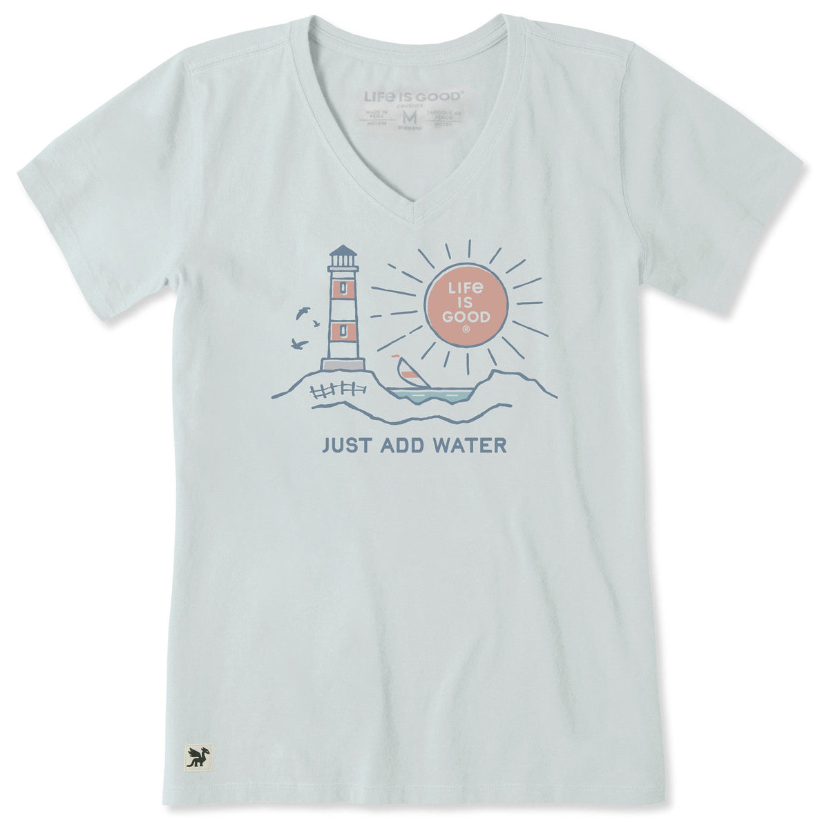 Women's Just Add Water Vista Short Sleeve Crusher Vee