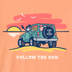Women's Follow the Sun Jackie Short Sleeve Crusher-LITE Tee