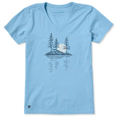 Women's Hammock Island Sketch Short Sleeve Crusher-LITE Vee