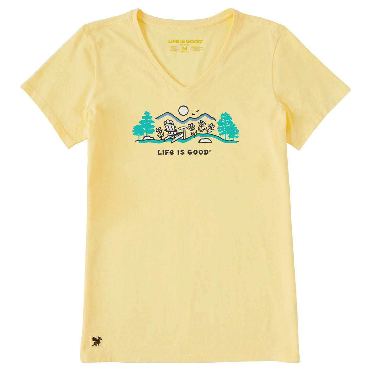 Women's Adirondack Mountain Meadow Vista Short Sleeve Crusher-LITE Vee