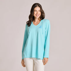 Women's Burst Symmetry Long Sleeve Crusher-LITE Hooded Tee