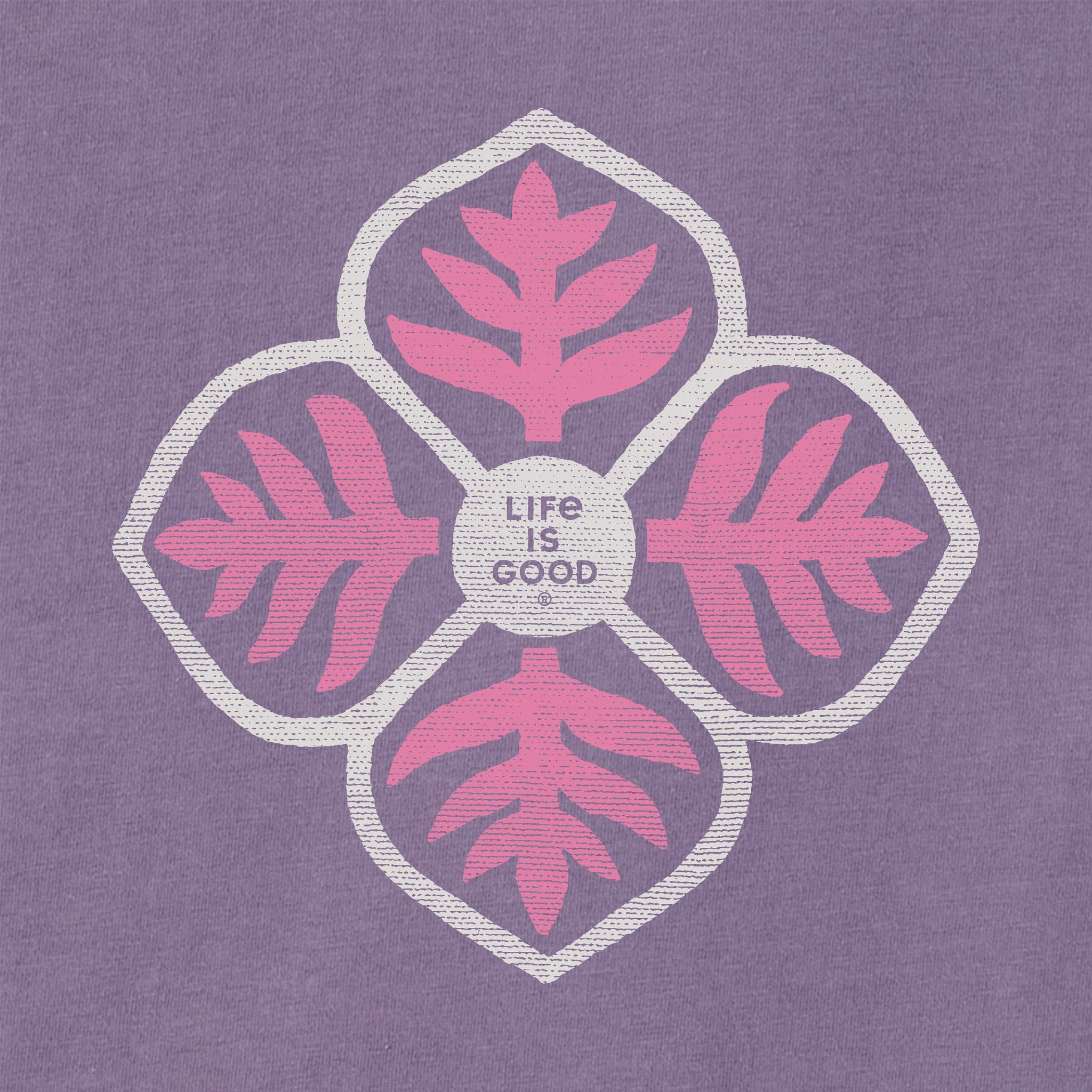 Women's Leaves in Petals Long Sleeve Crusher-LITE Hooded Tee