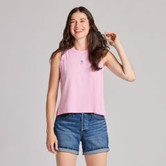 Women's Cute Strawberry Crusher Boxy Tank