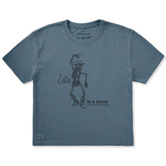 Women's Let's Dance Short Sleeve Crusher Boxy Tee
