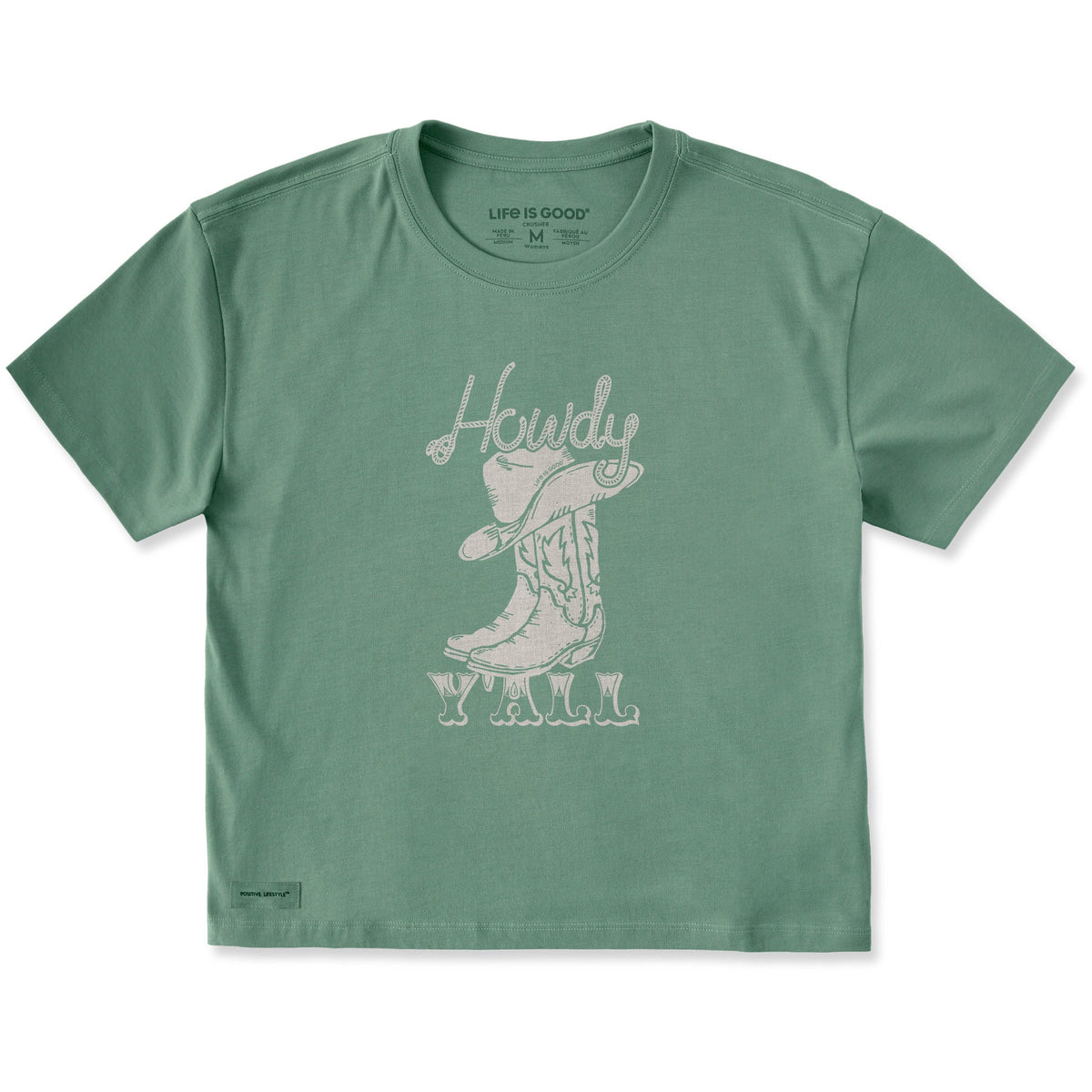 Women's Howdy Y'all Short Sleeve Crusher Boxy Tee