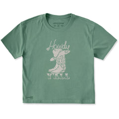 Women's Howdy Y'all Short Sleeve Crusher Boxy Tee