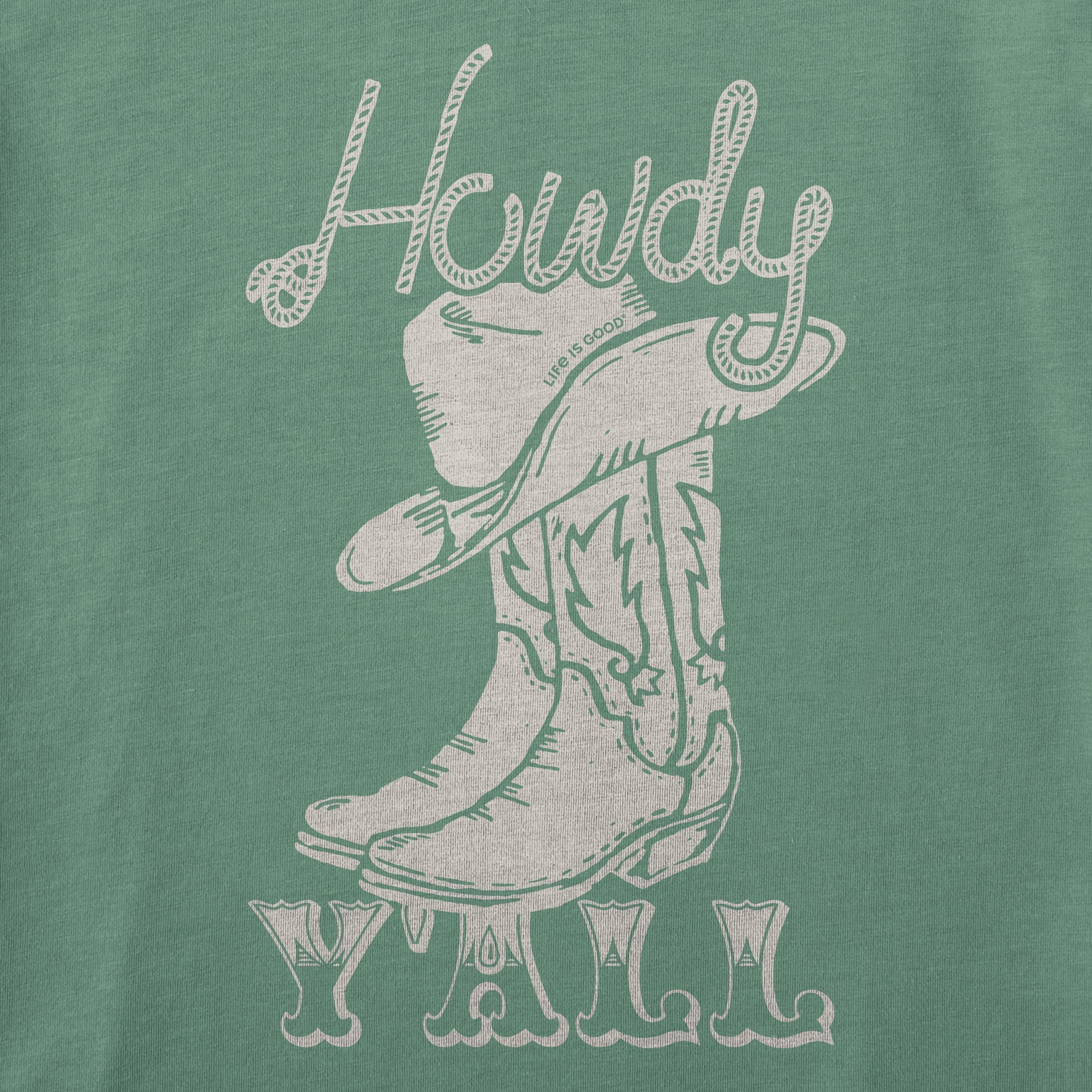 Women's Howdy Y'all Short Sleeve Crusher Boxy Tee
