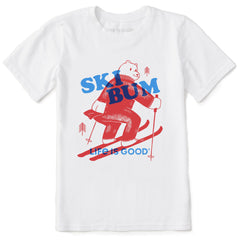Kids Ski Bum Short Sleeve Crusher Tee