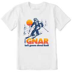 Kids The Gnar Isn't Gonna Shred Itself Short Sleeve Crusher Tee