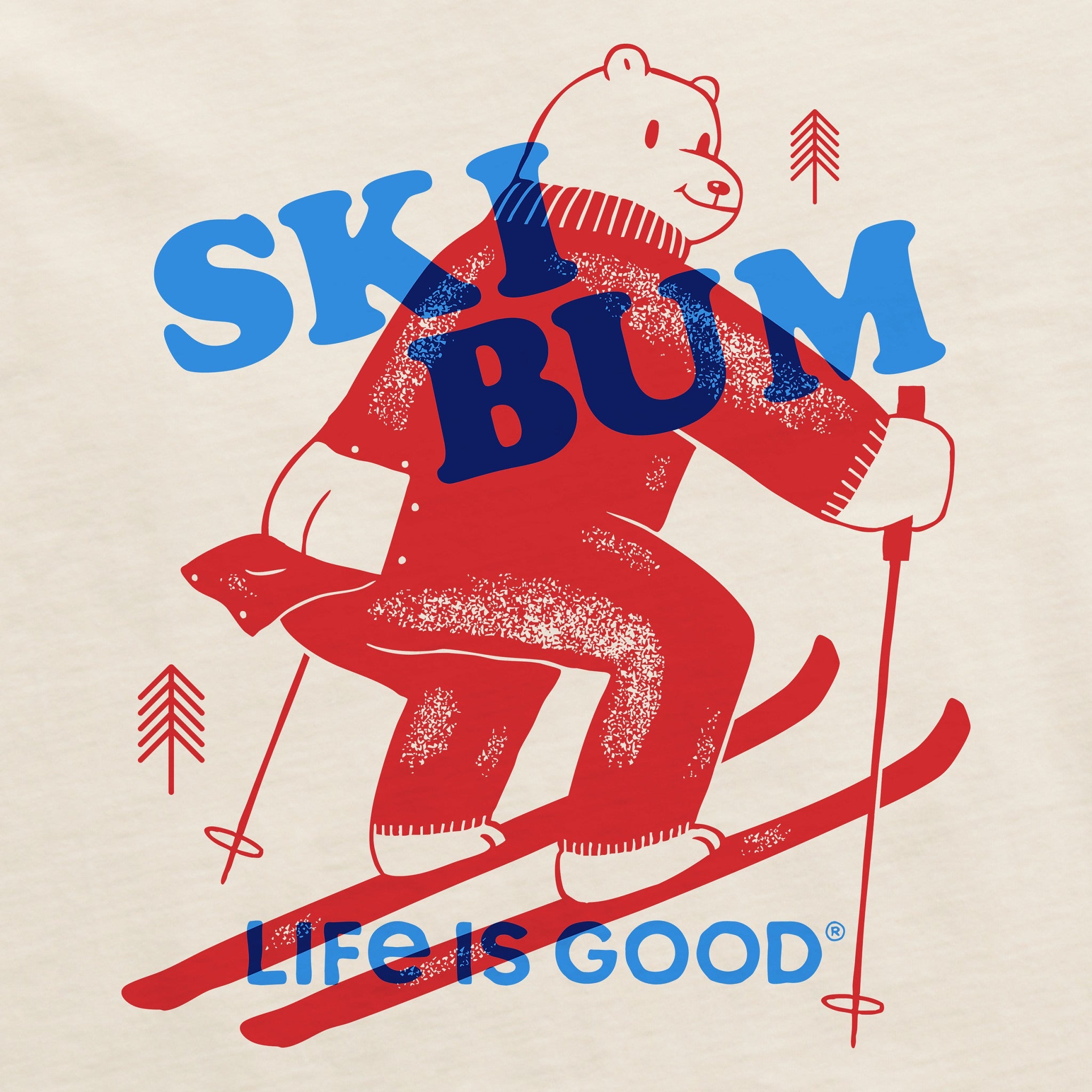 Men's Ski Bum Short Sleeve Crusher Tee