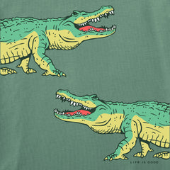Kids Fierce Alligator Short Sleeve Crusher Tee