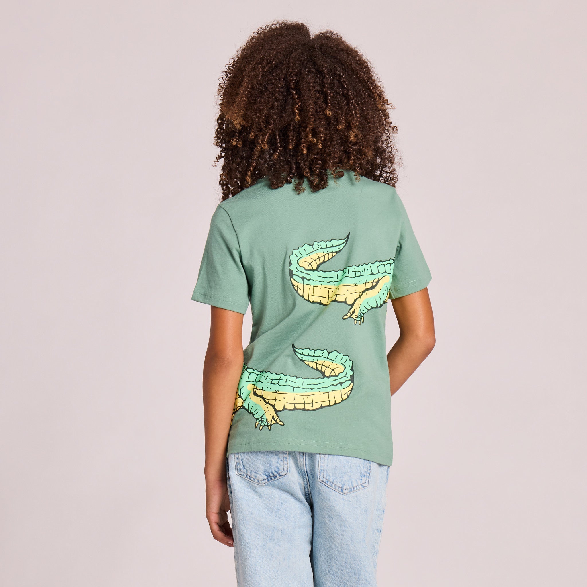 Kids Fierce Alligator Short Sleeve Crusher Tee