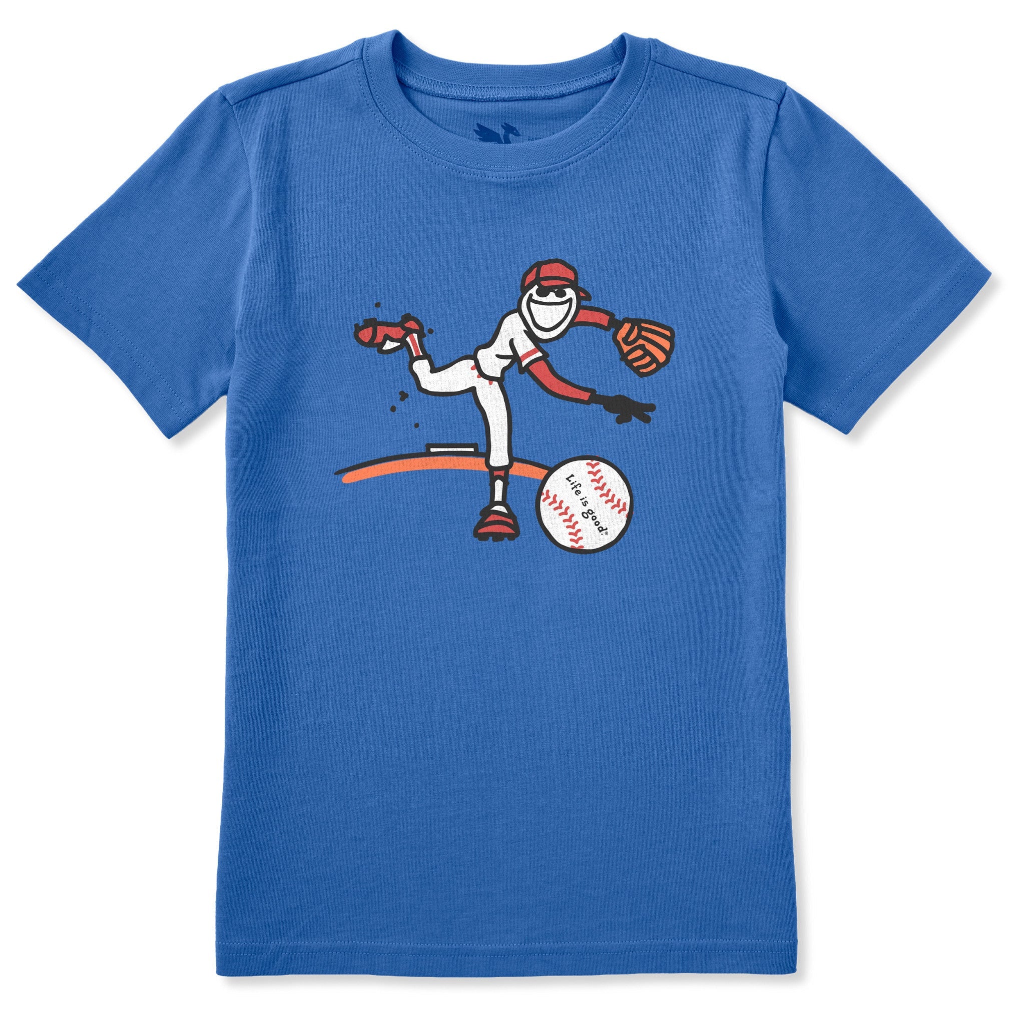 Kids Jake Baseball Short Sleeve Crusher Tee
