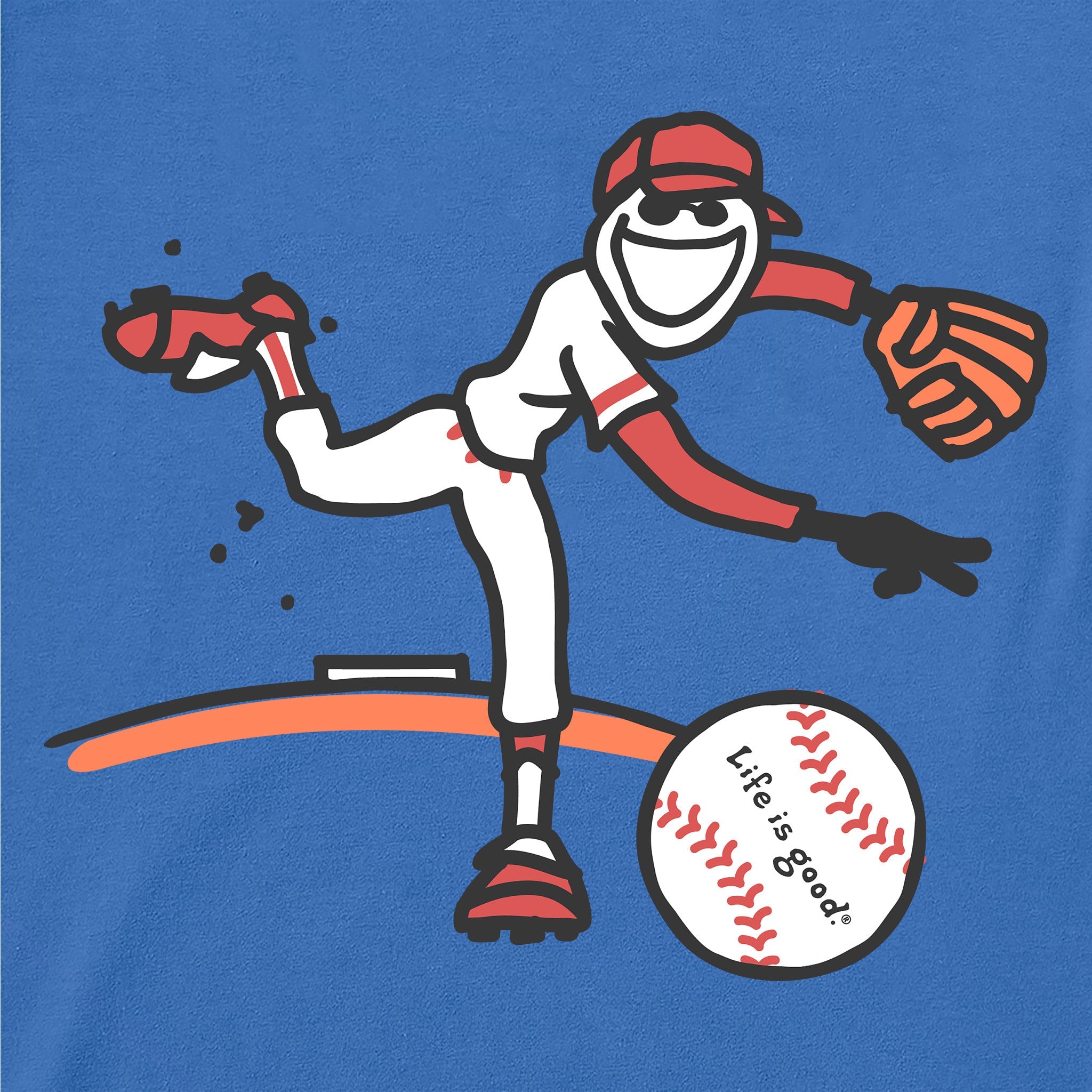 Kids Jake Baseball Short Sleeve Crusher Tee