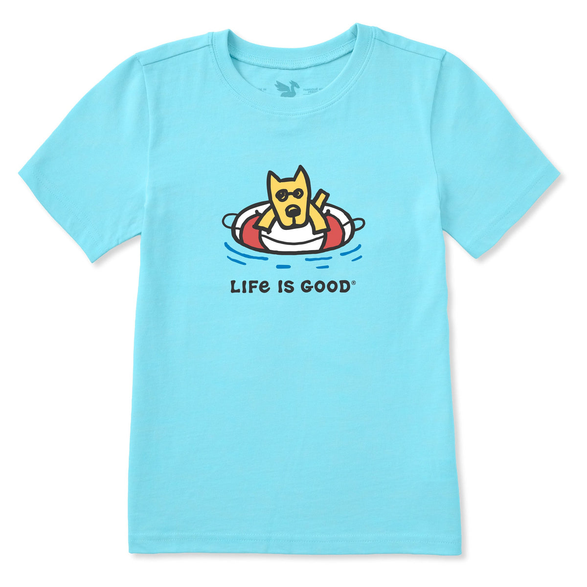 Kids Floating Rocket Short Sleeve Crusher Tee