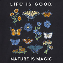 Kids Nature is Magic Butterflies Short Sleeve Crusher Tee