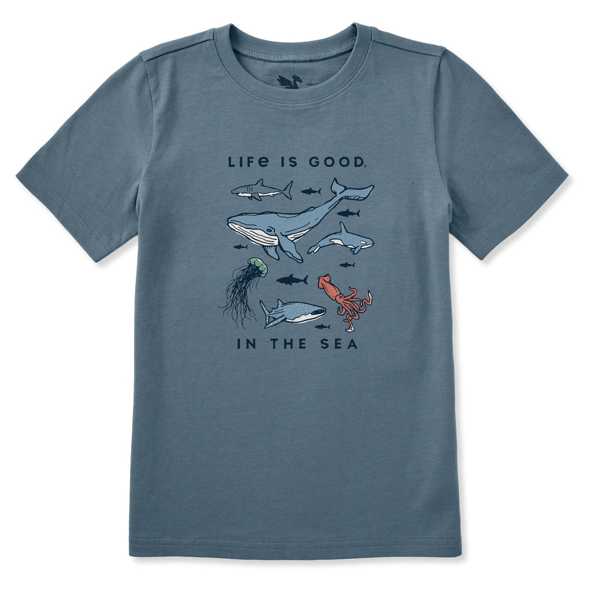 Kids In the Sea Sealife Short Sleeve Crusher Tee