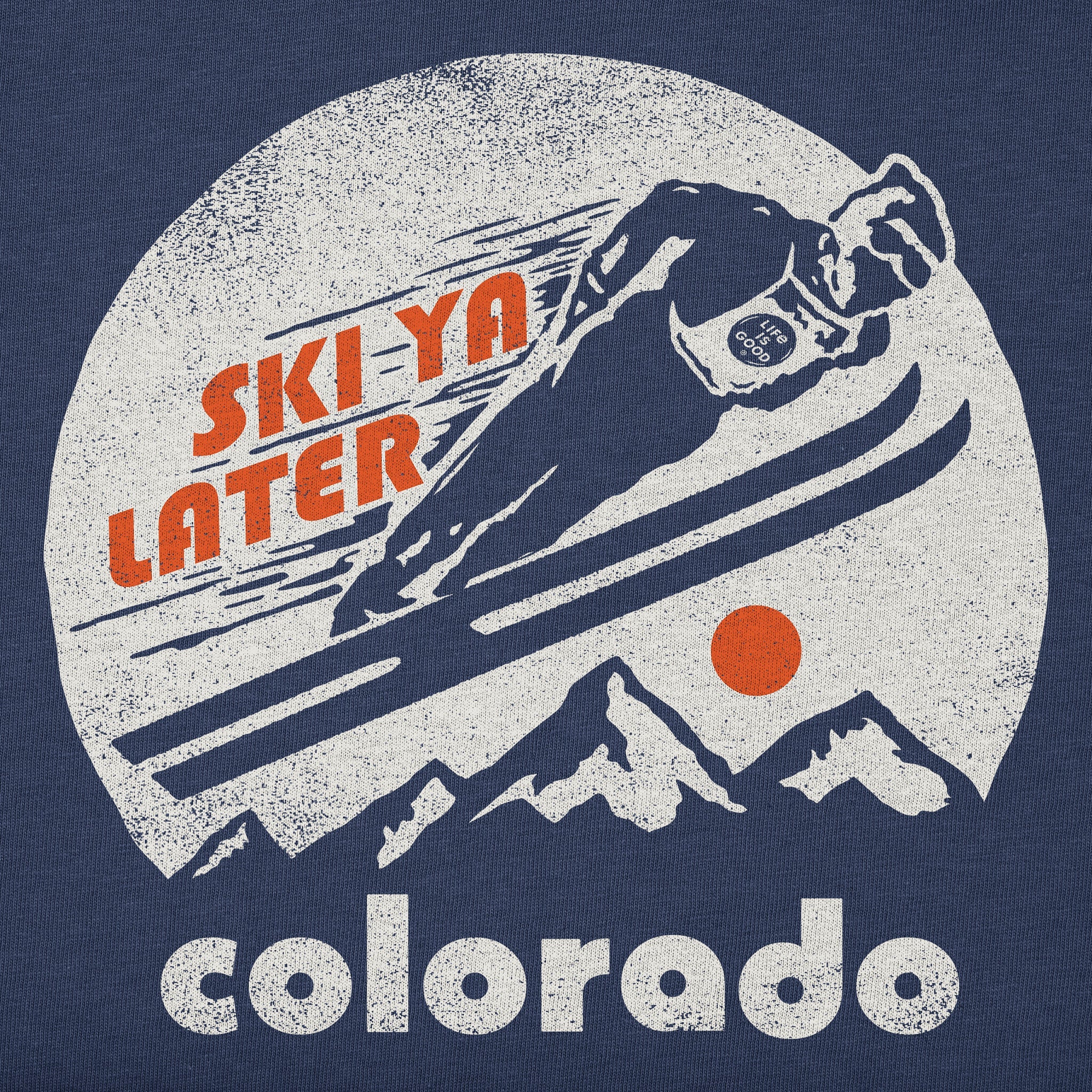 Men's Ski Ya Later Colorado Long Sleeve Crusher Tee