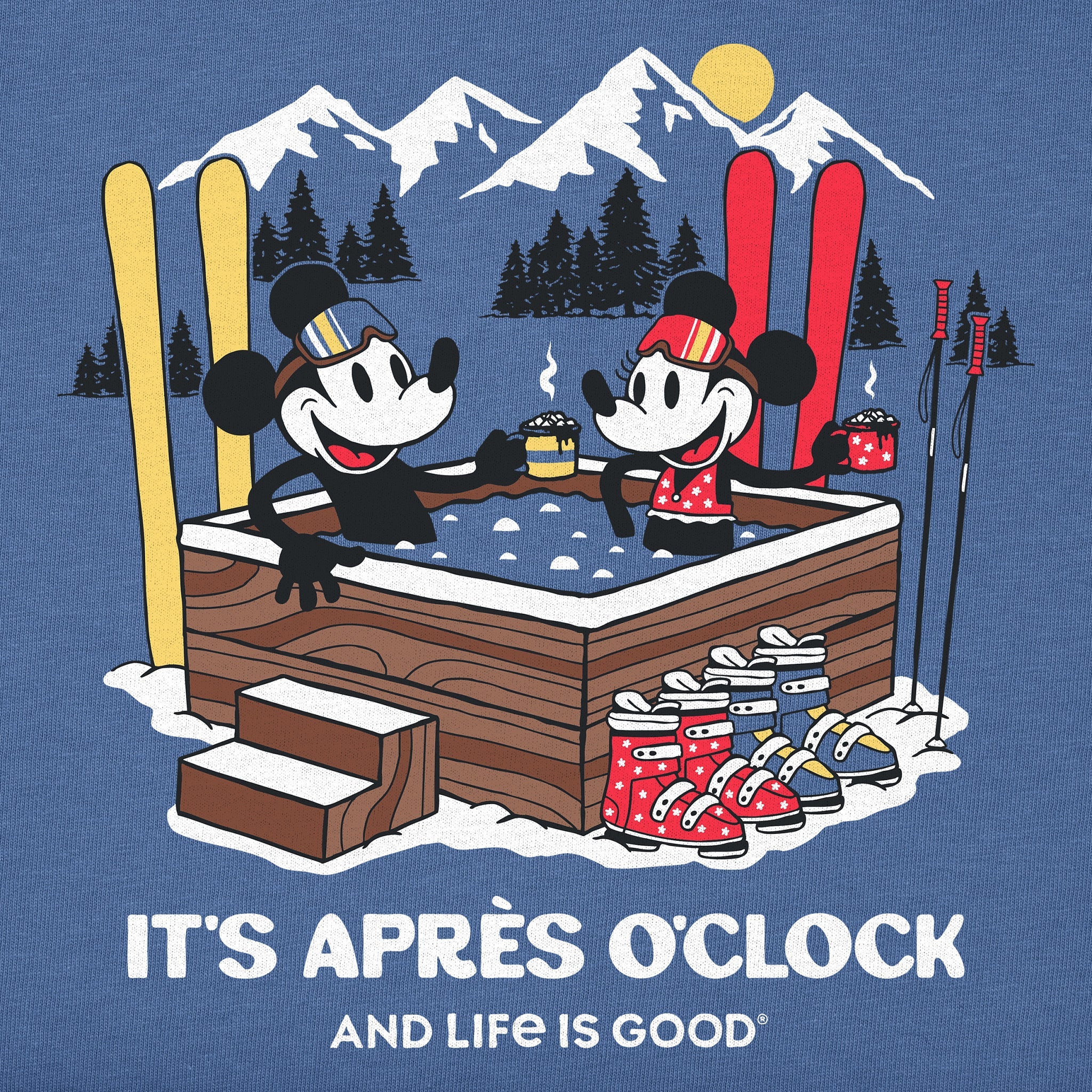 Men's It's Apres O Clock Long Sleeve Crusher Tee