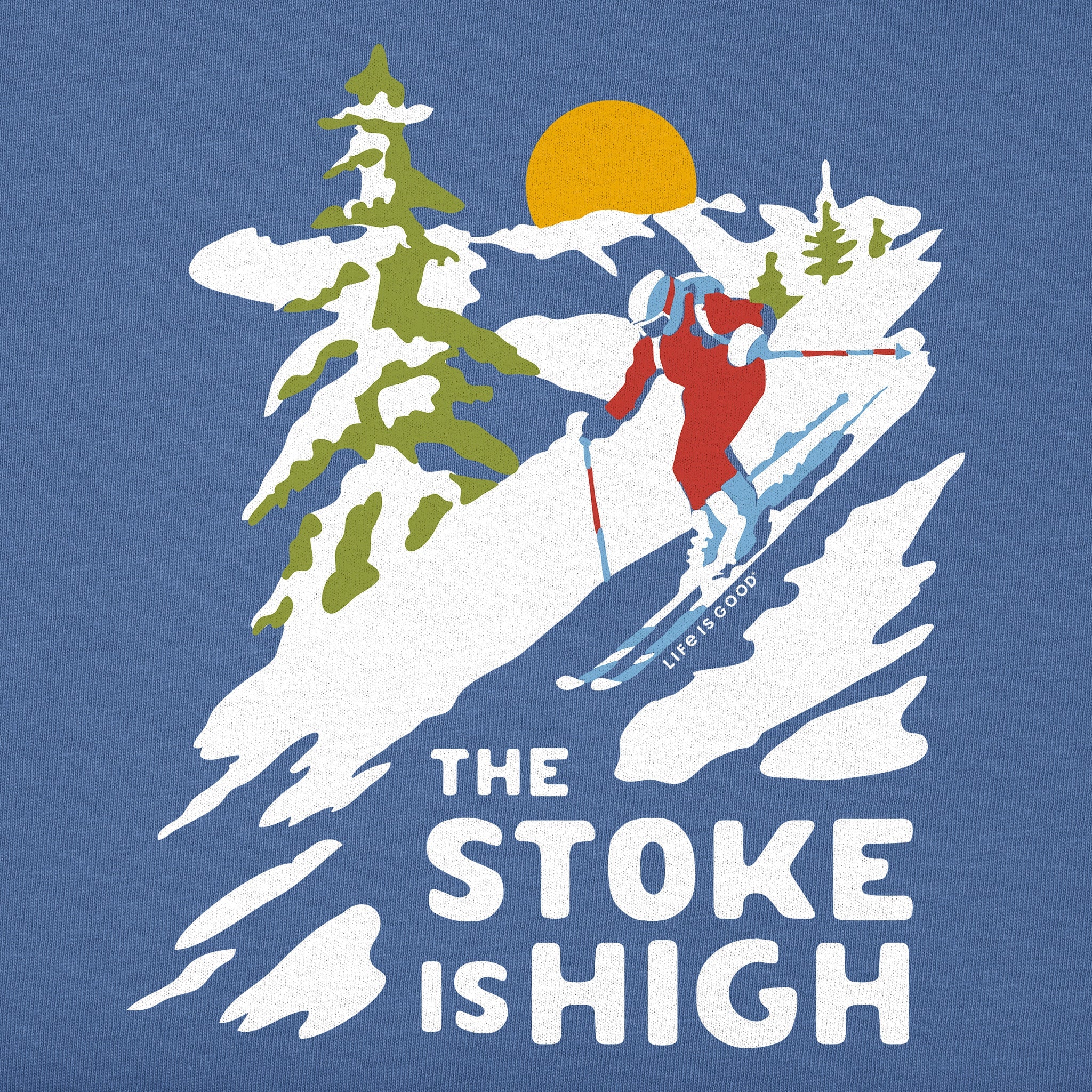 Men's The Stoke is High Long Sleeve Crusher Tee