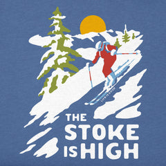 Men's The Stoke is High Long Sleeve Crusher Tee