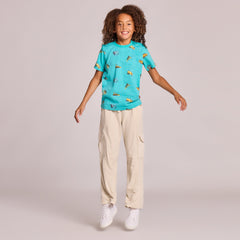 Kids Move It Pattern Short Sleeve Crusher Tee