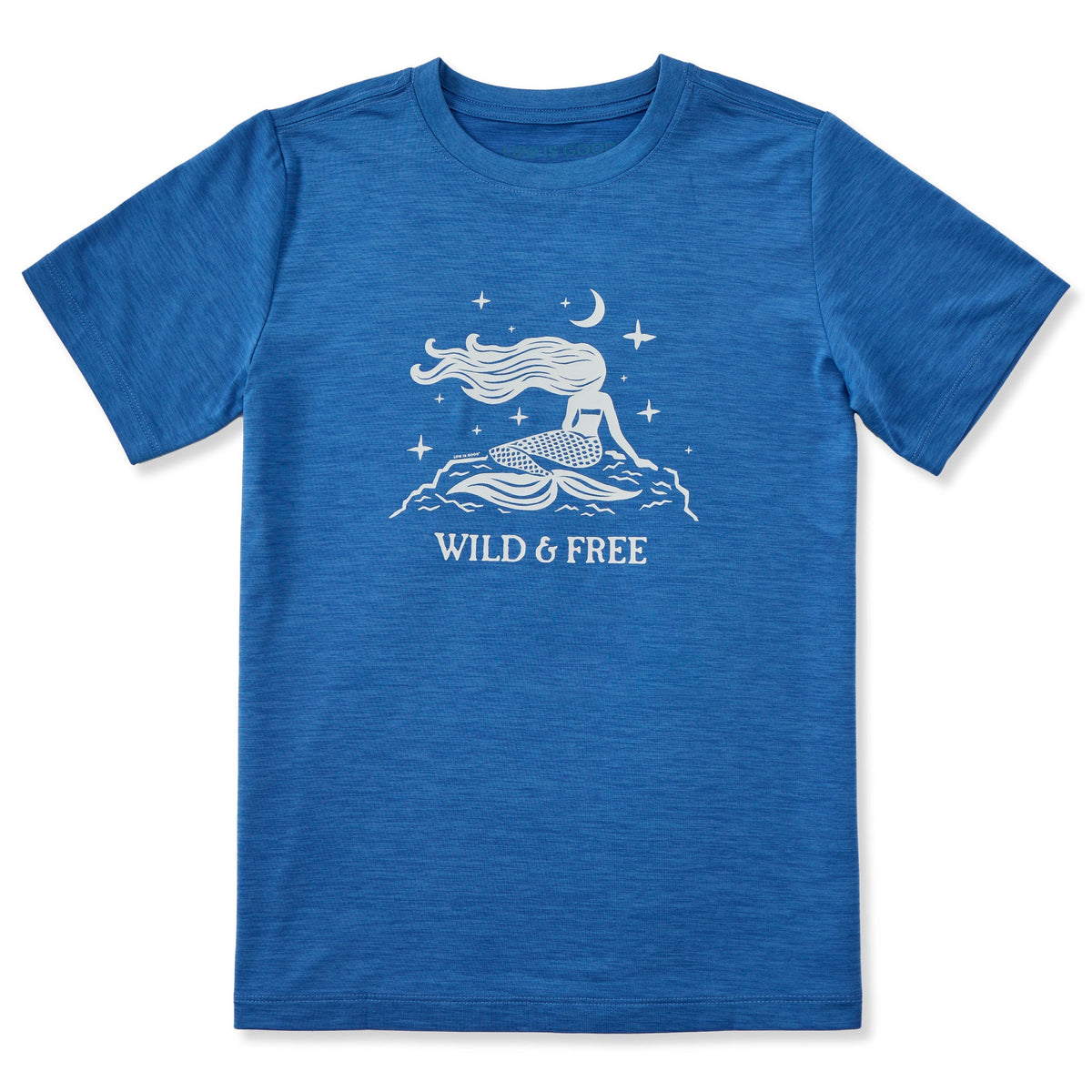 Kids Wild & Free Lil Mermaid Short Sleeve Sun Crusher Tee