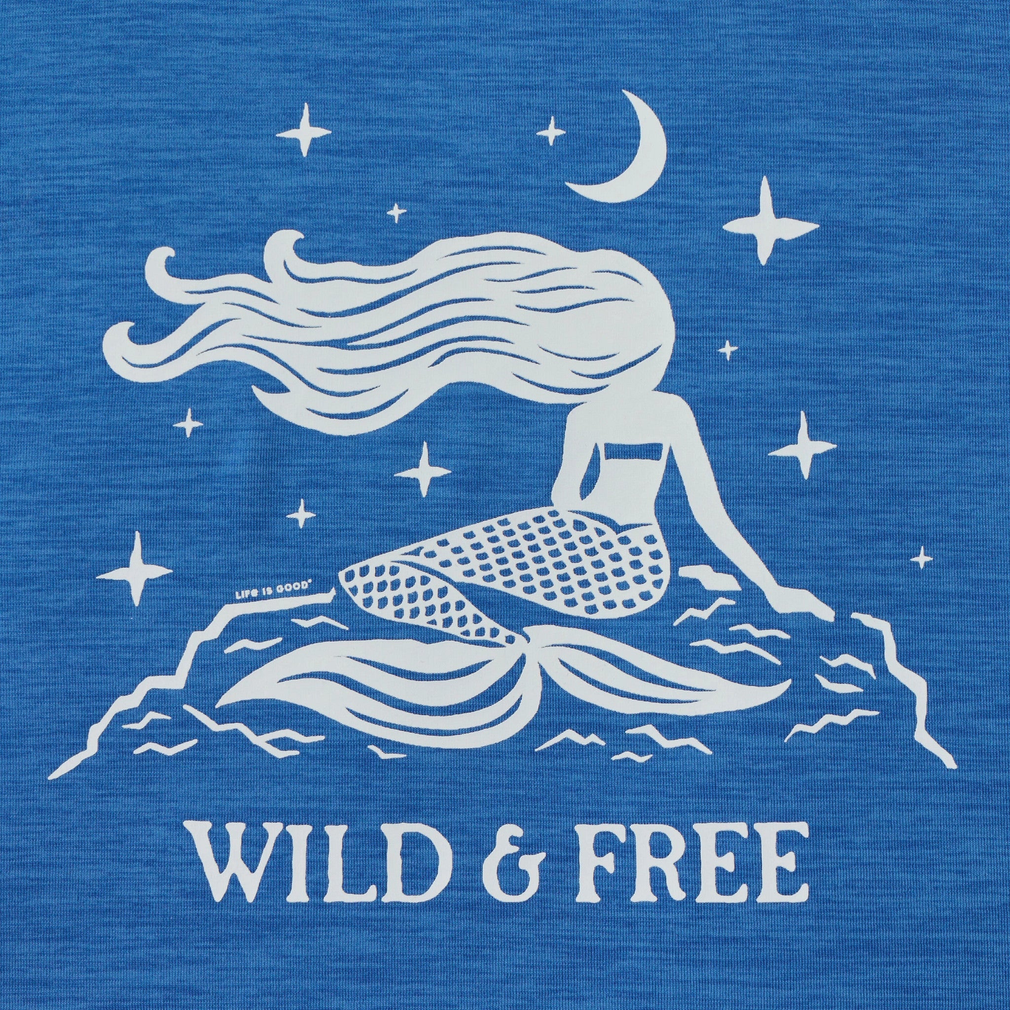 Kids Wild & Free Lil Mermaid Short Sleeve Sun Crusher Tee