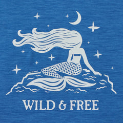 Kids Wild & Free Lil Mermaid Short Sleeve Sun Crusher Tee