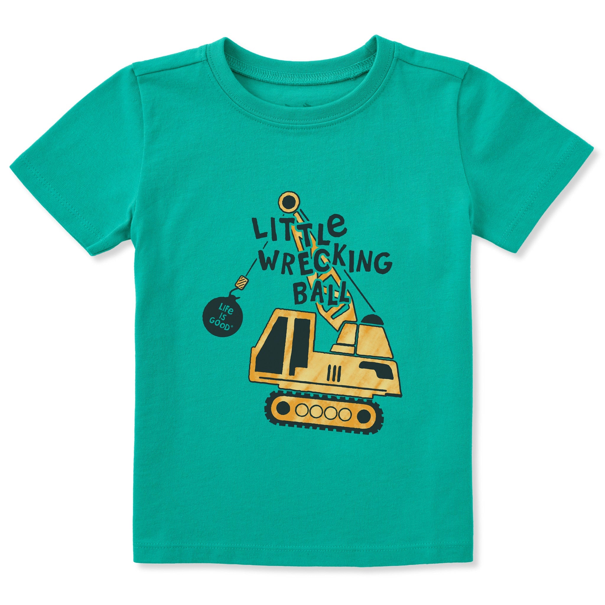 Toddler Little Wrecking Ball Short Sleeve Crusher Tee