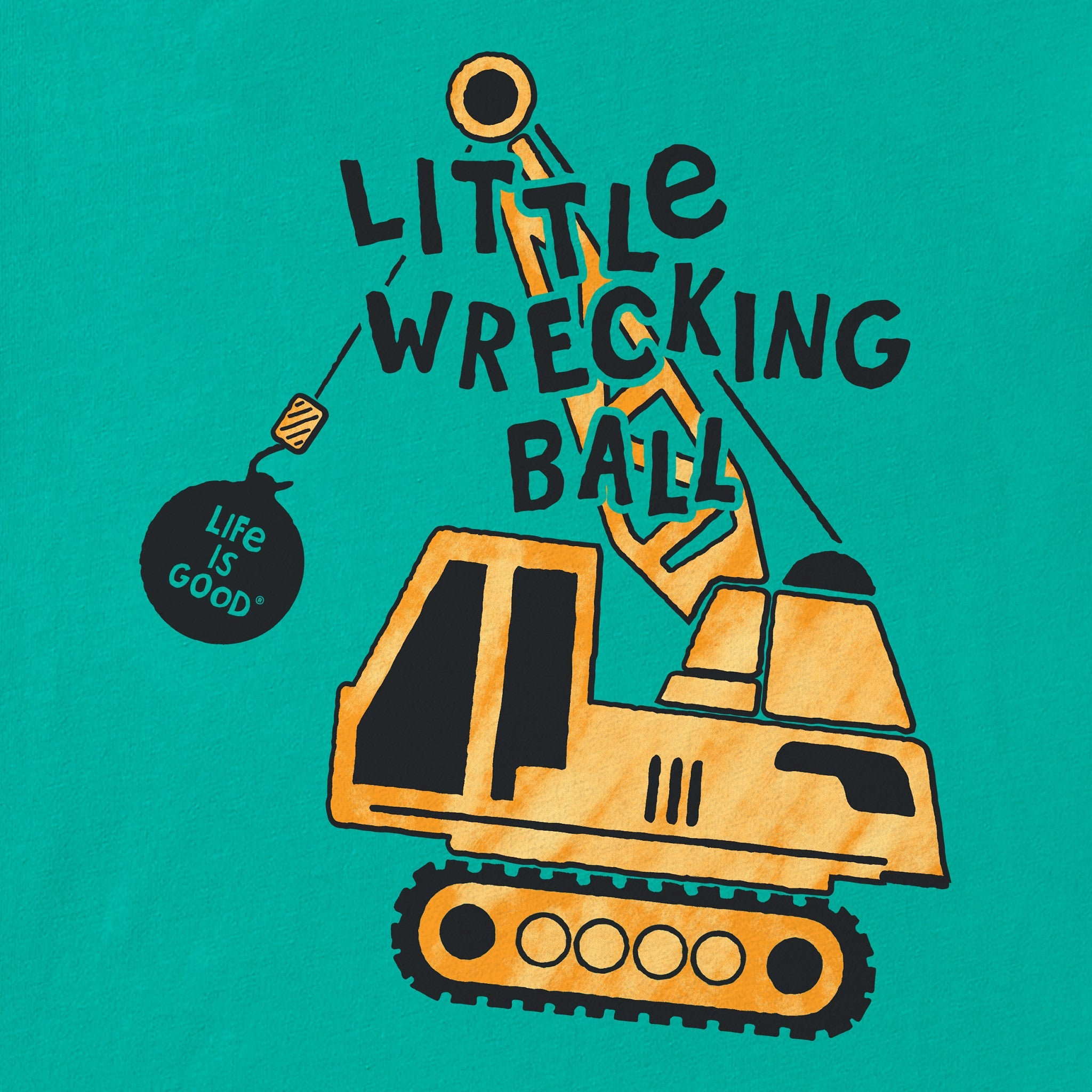 Toddler Little Wrecking Ball Short Sleeve Crusher Tee