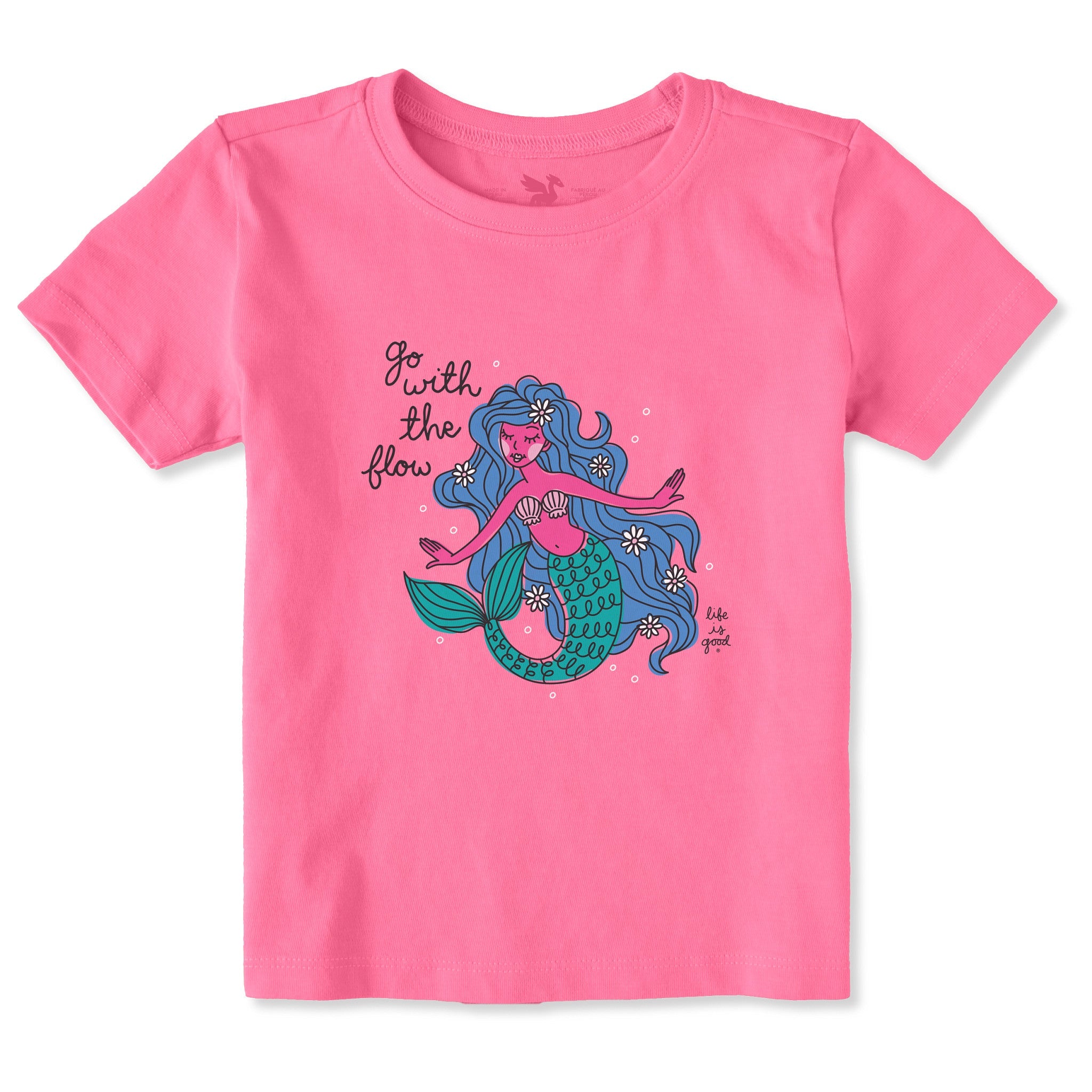 Toddler Go With the Flow Short Sleeve Crusher Tee