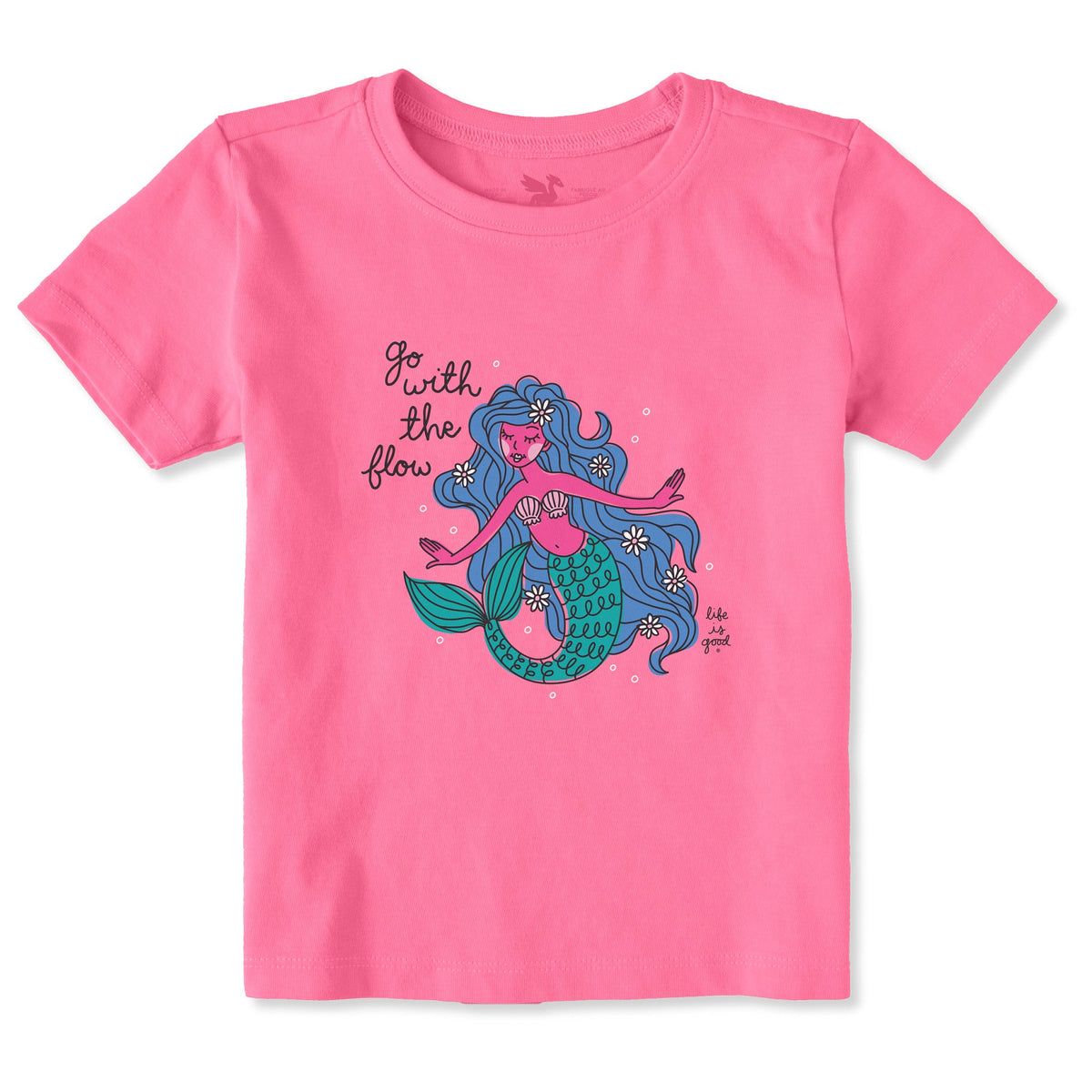 Toddler Go With the Flow Short Sleeve Crusher Tee