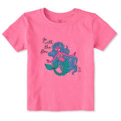 Toddler Go With the Flow Short Sleeve Crusher Tee