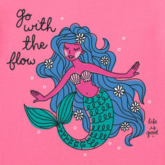 Toddler Go With the Flow Short Sleeve Crusher Tee