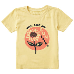 Toddler You Are My Sunflower Short Sleeve Crusher Tee