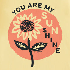 Toddler You Are My Sunflower Short Sleeve Crusher Tee