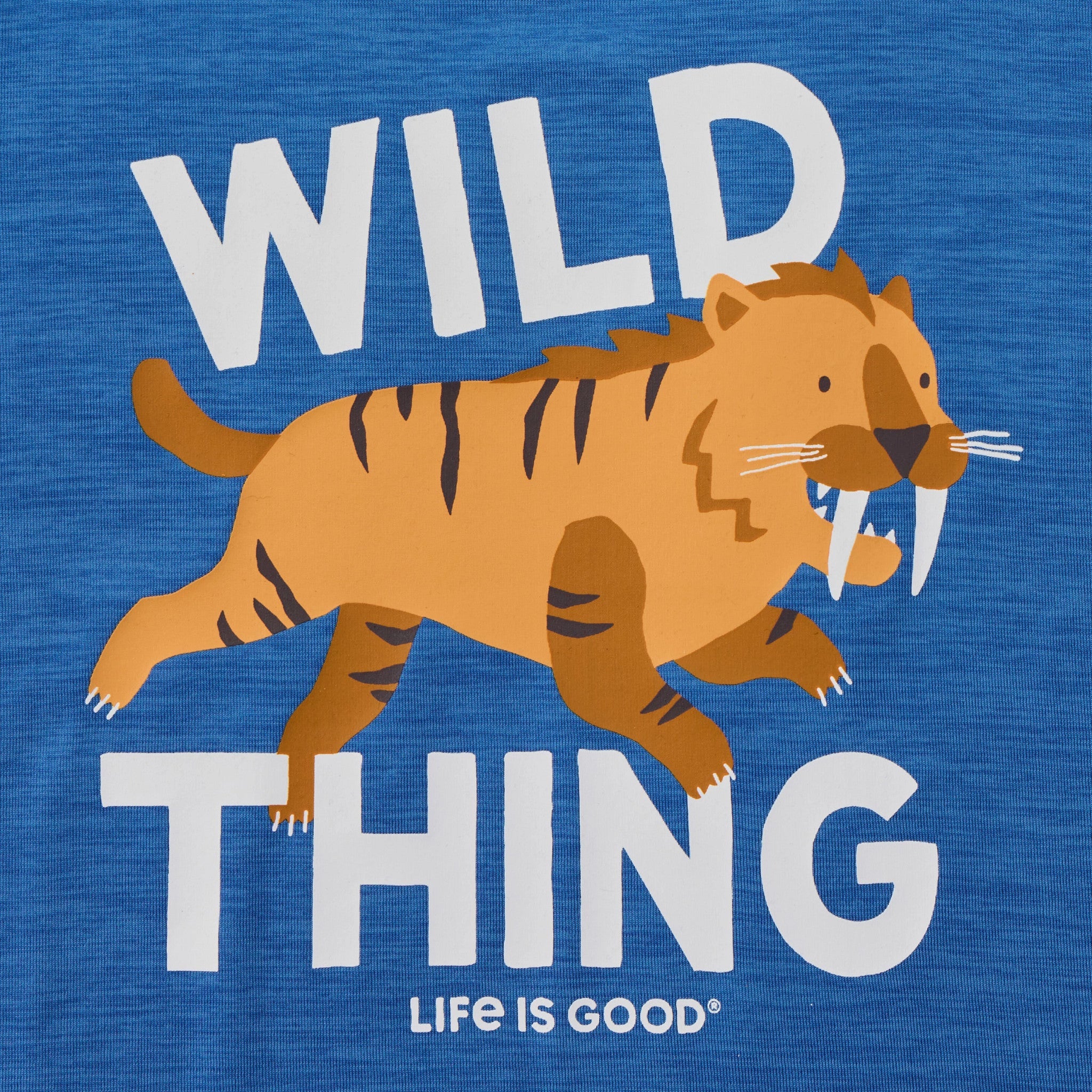 Toddler Wild Thing Saber Tooth Long Sleeve Sun Crusher Tee