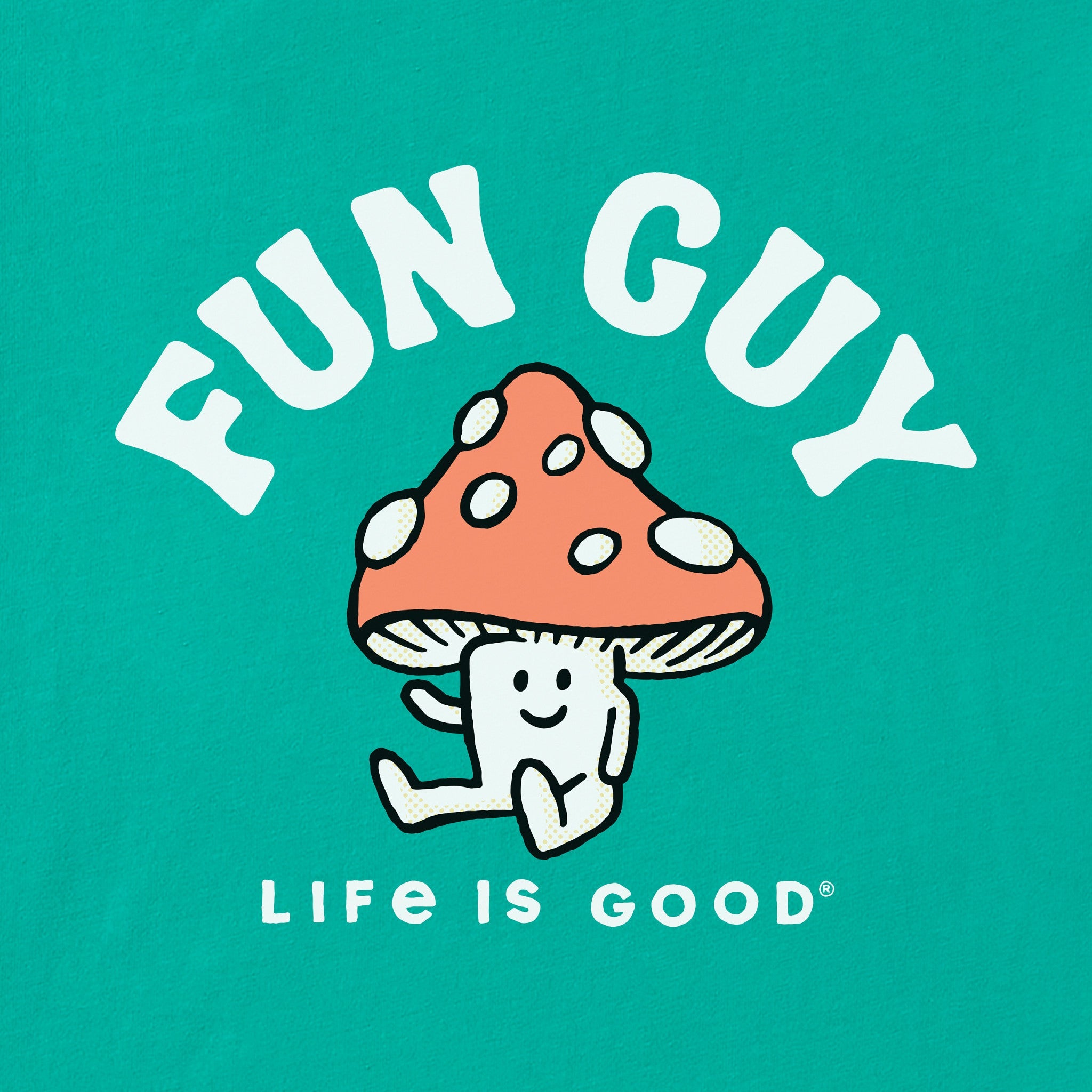 Baby Fun Guy Mushroom Short Sleeve Crusher Baby Bodysuit