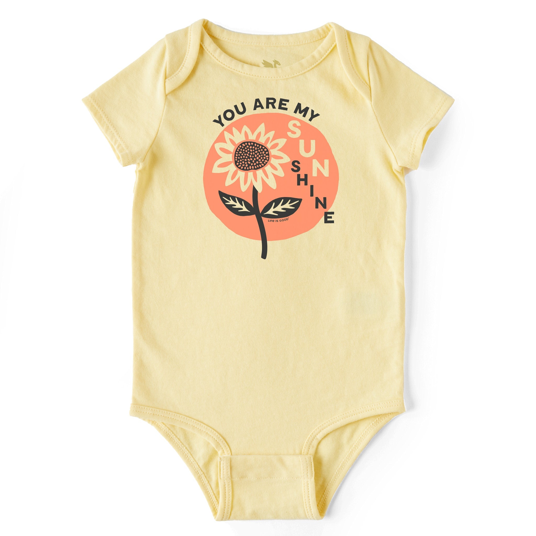 Baby You Are My Sunflower Short Sleeve Crusher Baby Bodysuit