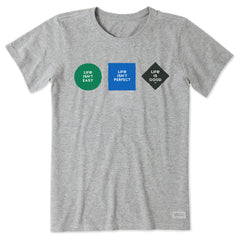 Women's Degrees of Difficulty Short Sleeve Crusher Tee