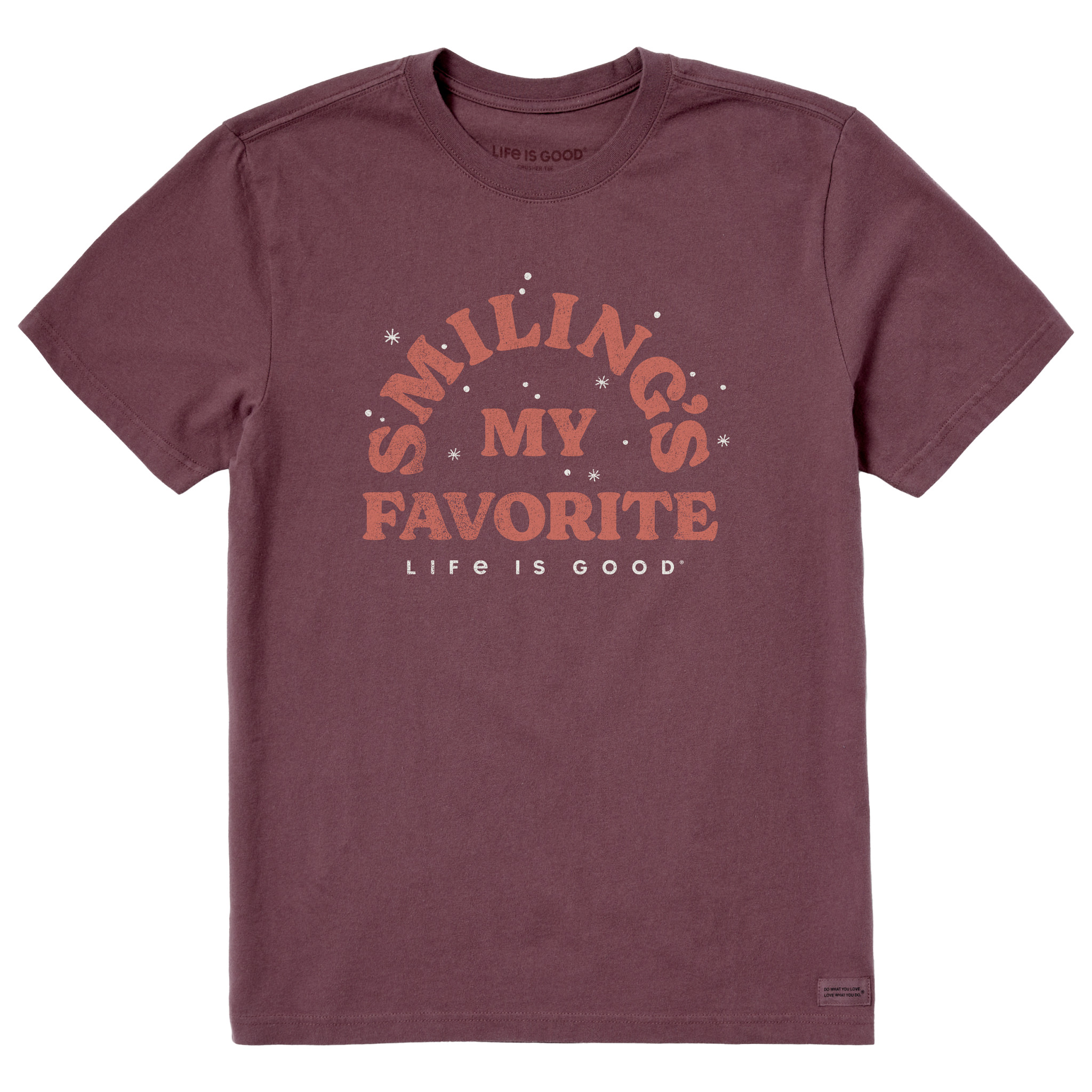 Men's Smiling's My Favorite Short Sleeve Crusher Tee