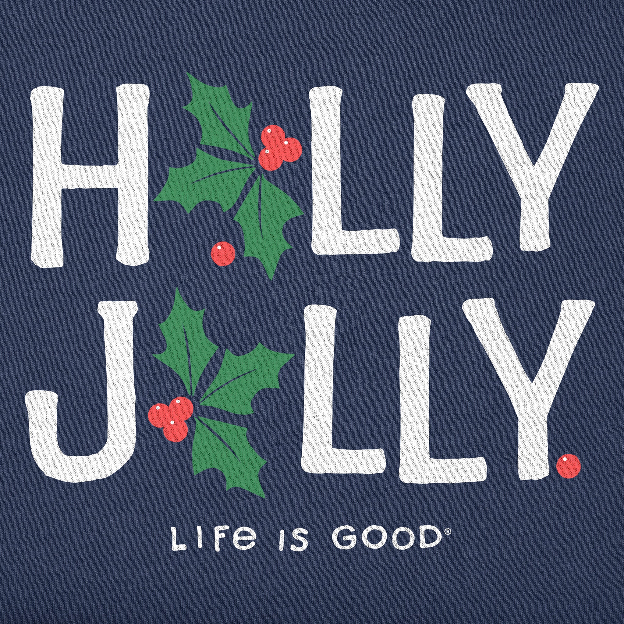 Women's Holly Jolly Long Sleeve Crusher Vee
