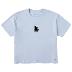 Women's Cat Lady Mini Short Sleeve Crusher Boxy Tee